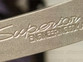 Authentic Superior Engineering Logo CNC machined into the side of Arms