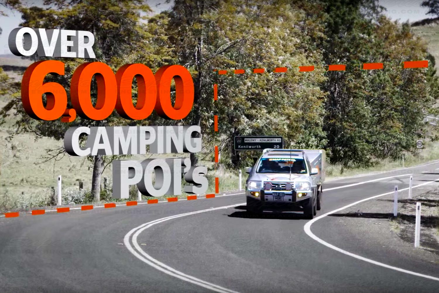 Over six thousand free and low-cost campsites