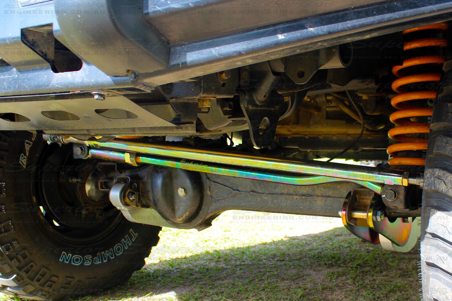 Heavy duty Superior drag link and panhard rod 4wd setup
