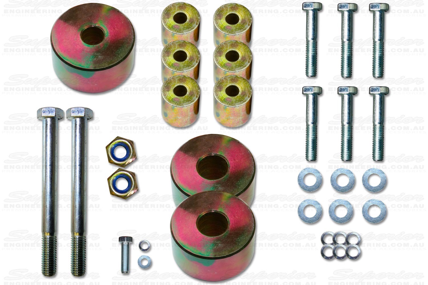 Complete Toyota Landcruiser 200 Series Superior Diff Drop kit with all the hardware